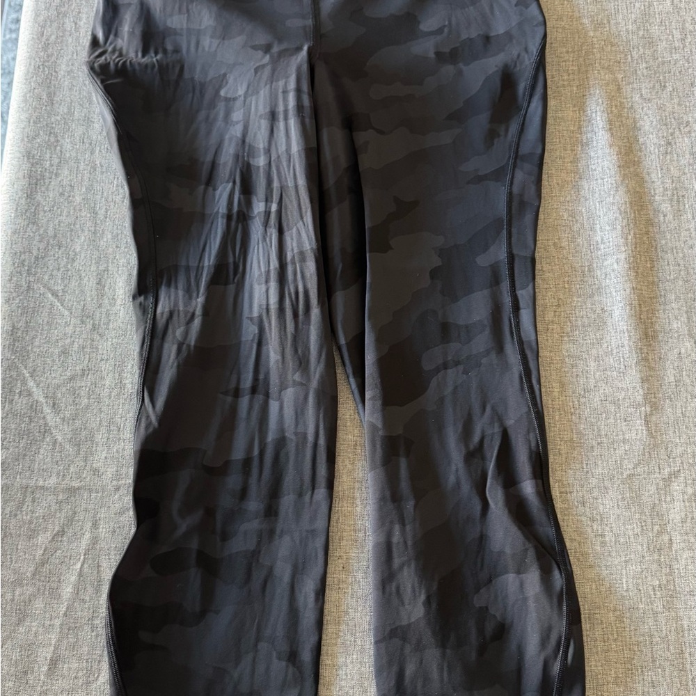 lululemon athletica Black Camo Leggings